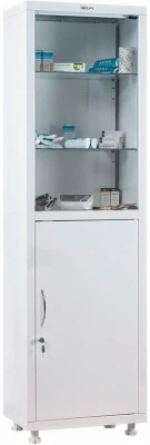 Шкаф медицинский металлический Hilfe МД 1 1650/SG