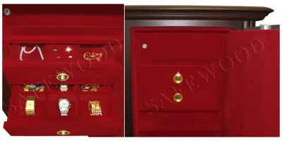 Сейф Safewood 1678 EL Flock Chrome